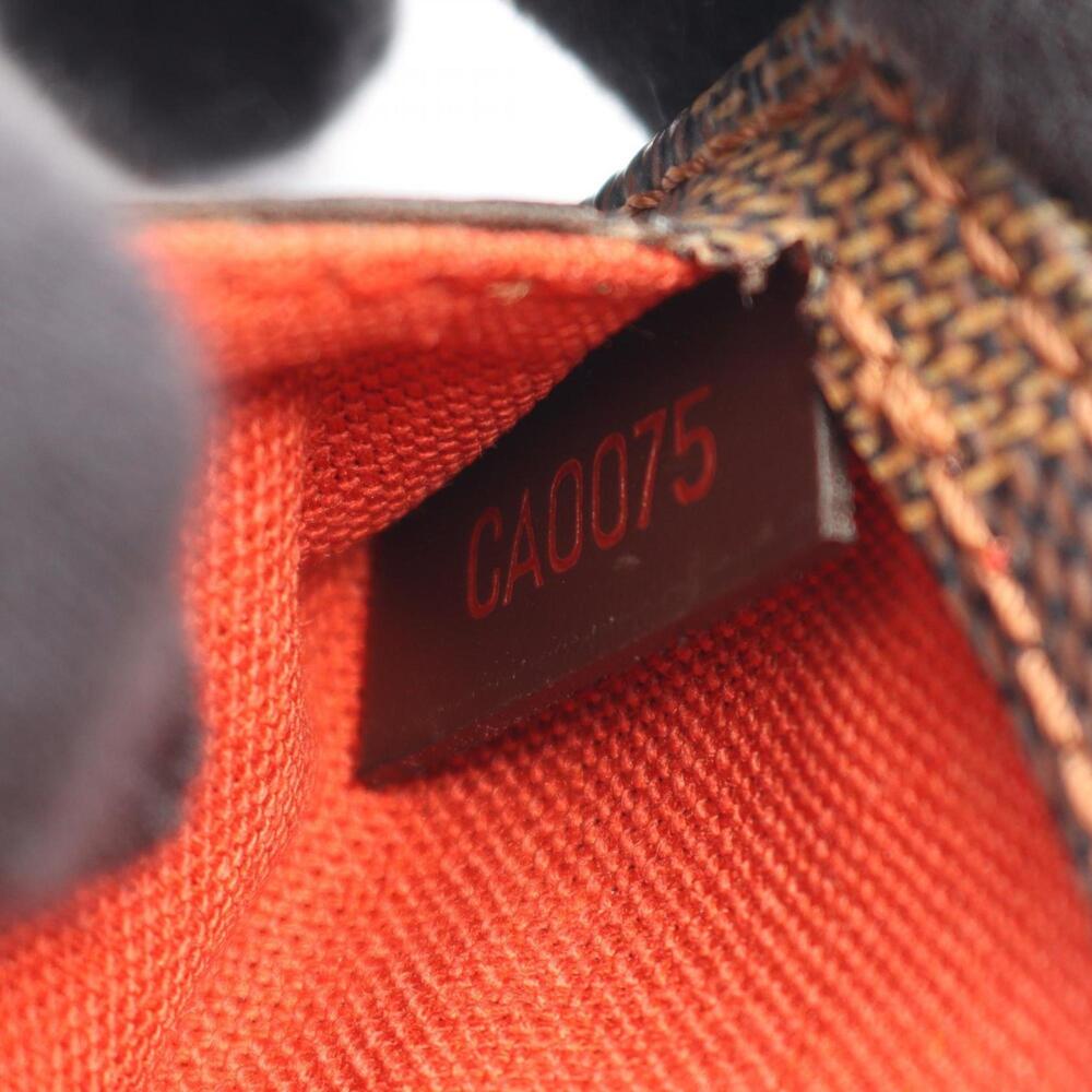 LOUIS VUITTON Authentic Brown Damier Leather Fanny Pack - Picture 5 of 9